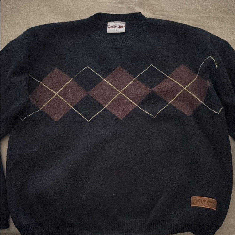 Taylor Swift Argyle Sweater